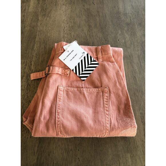 Free People v. Sandrine Rose Wide Leg High Rise Embroidered Pink Pants - 26 - Picture 10 of 10